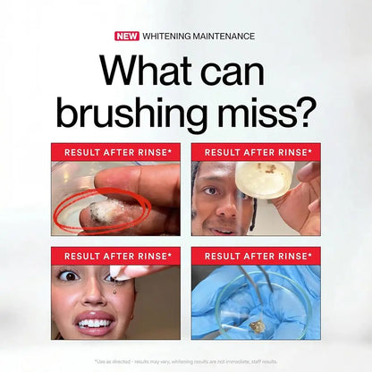 Hismile ID Stain Whitening Mouthwash Gentle Fresh Breath Remove Plaque Stains Enamel Safe No Sensitivity Home Oral Care